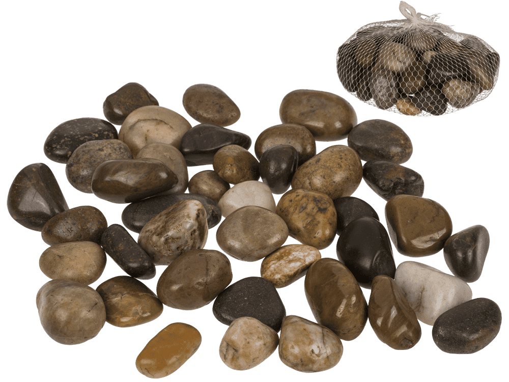 Nature coloured decoration stones,