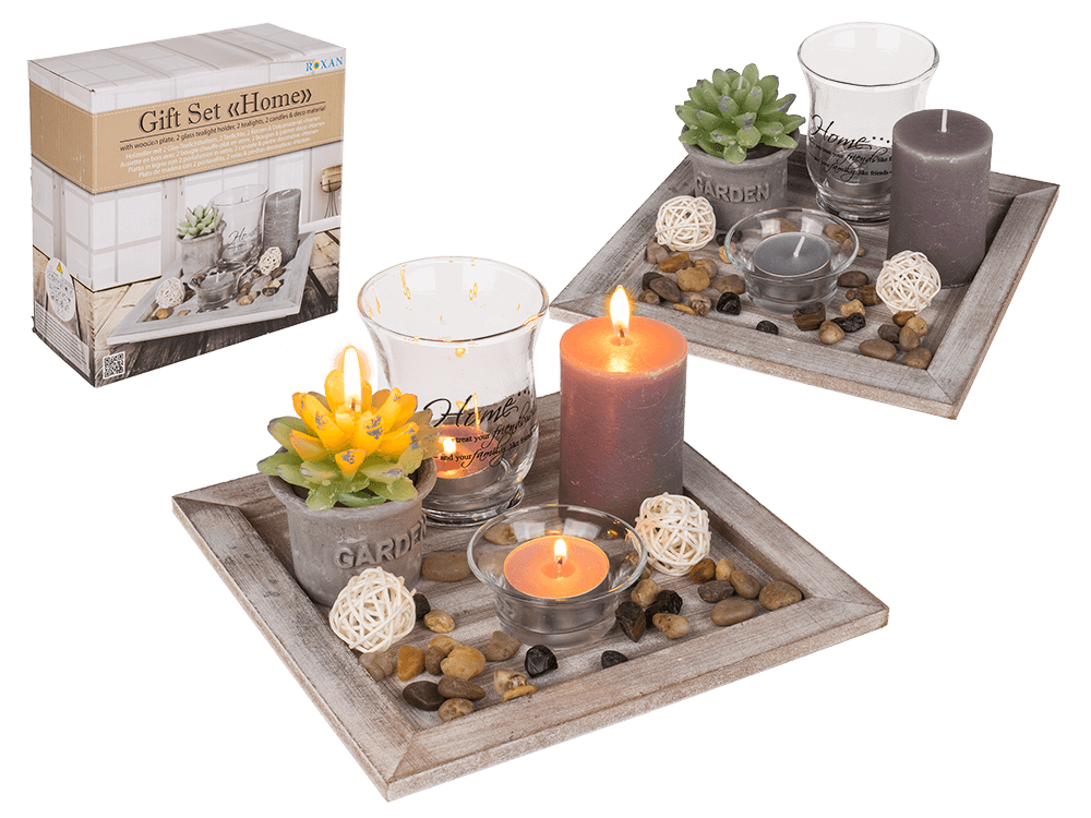 White/natural coloured Wooden Plate,