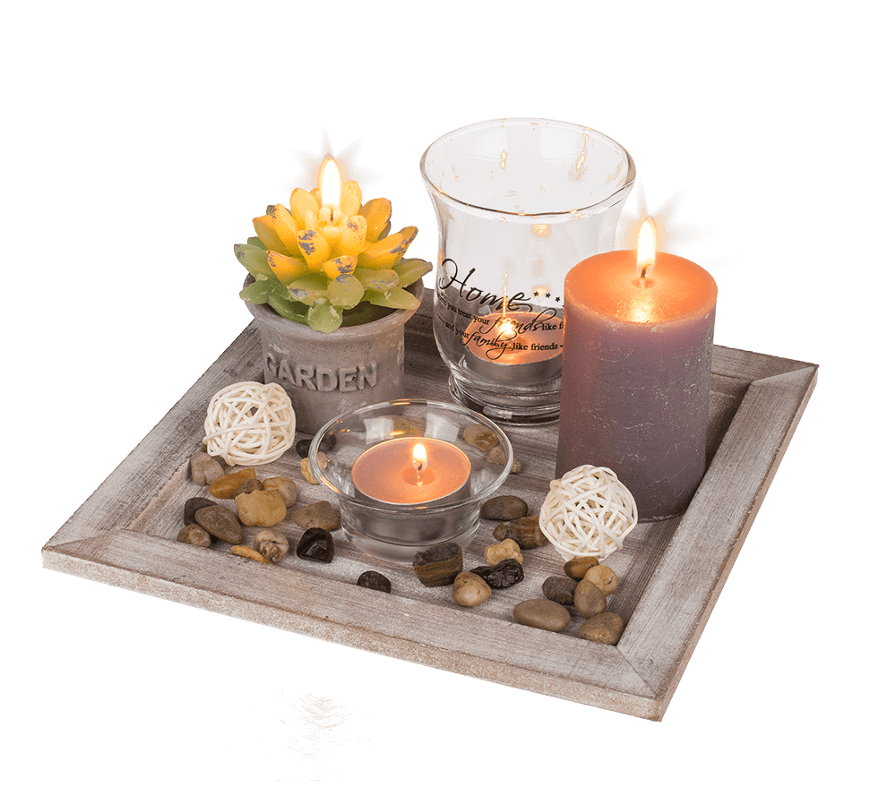 White/natural coloured Wooden Plate,