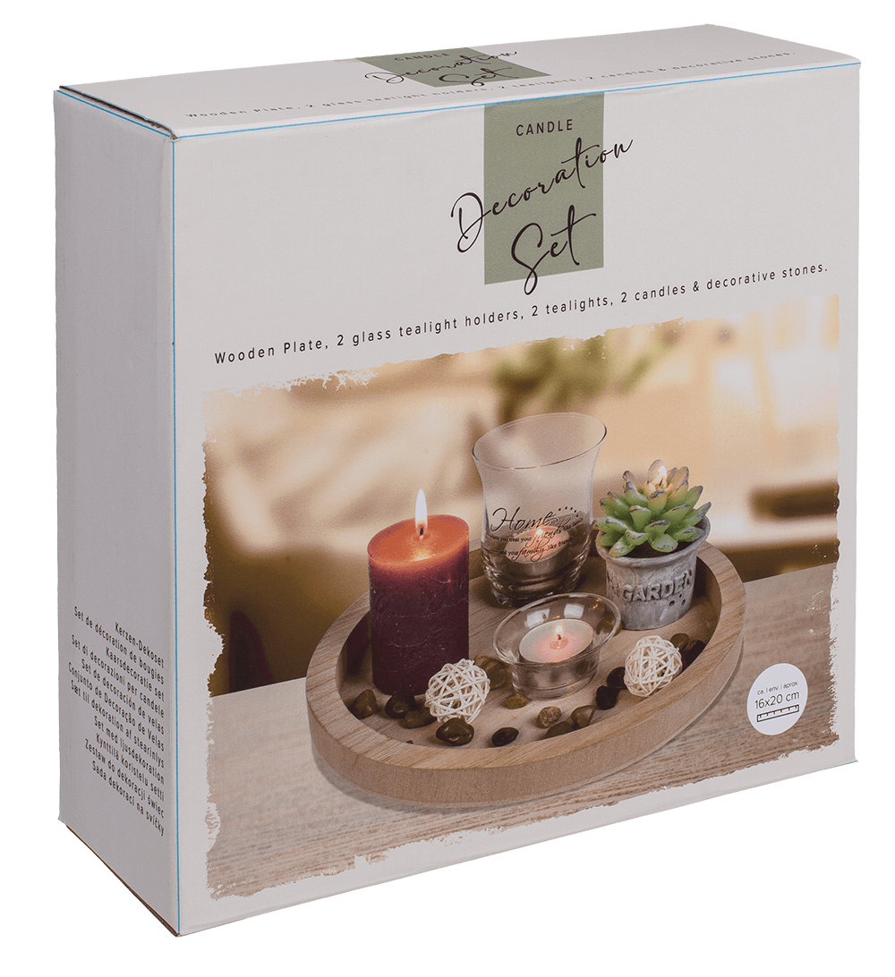 Natural coloured Wooden Plate, round