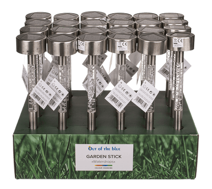 Stainless steel garden stick, water drop,