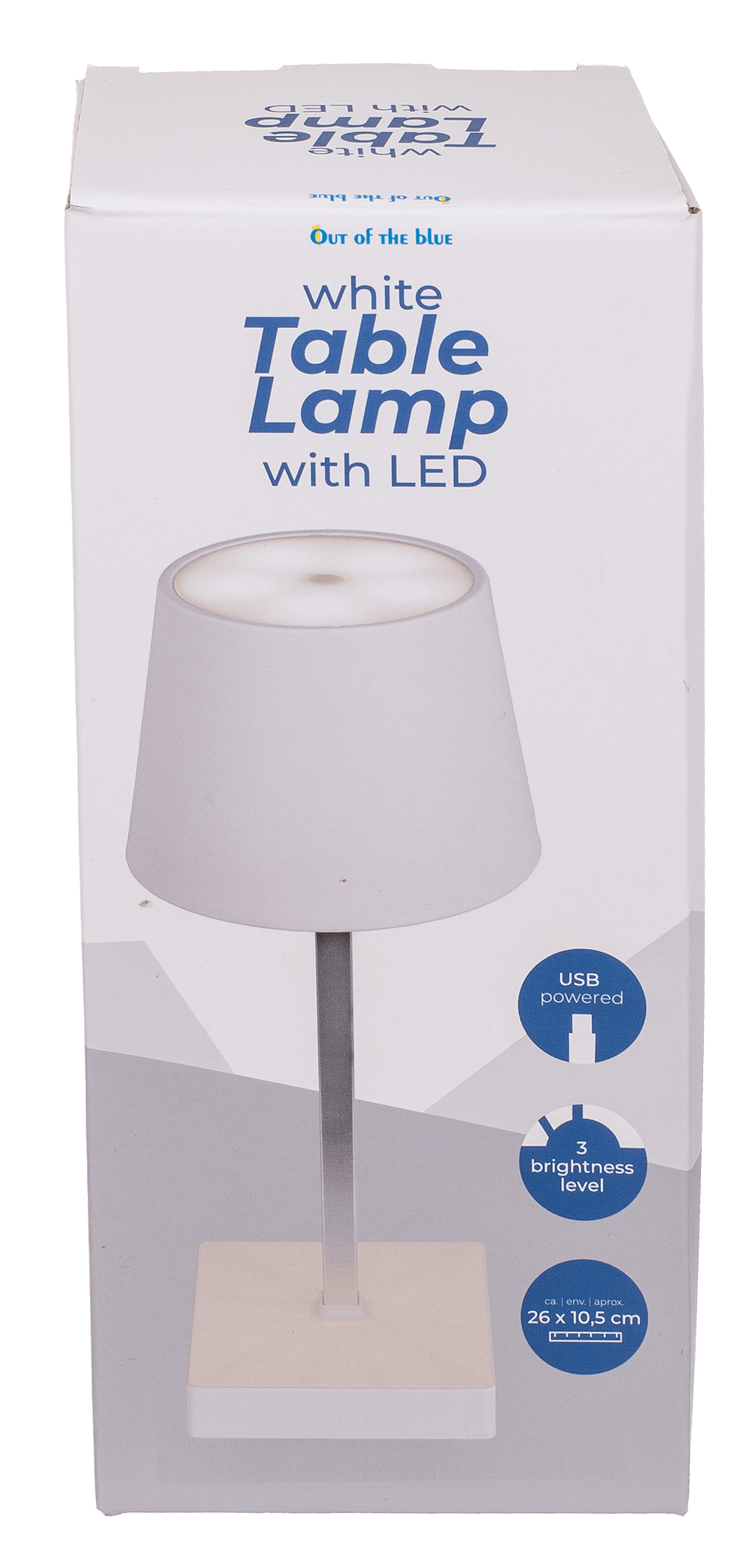 White Table lamp with LED,