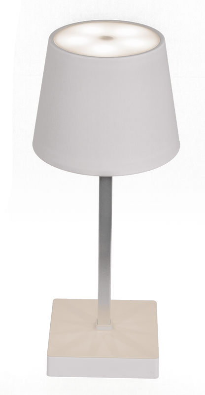White Table lamp with LED,
