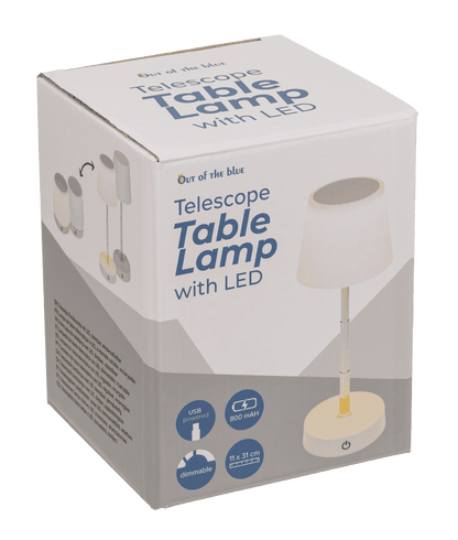 Telescope Table lamp with LED, dimmable,