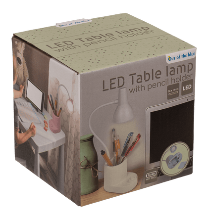 LED Table lamp with pencil pool, 36 x11 cm,