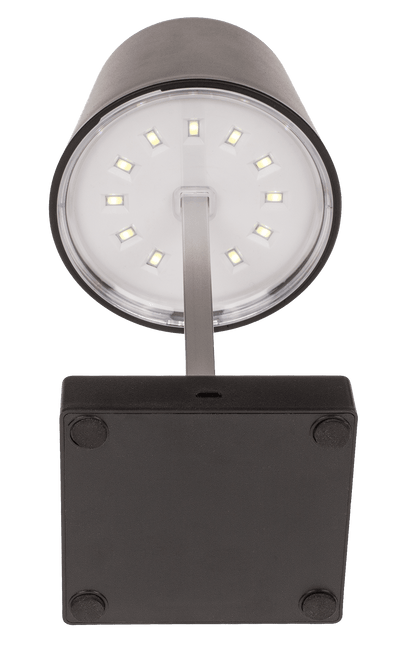 Black colored table lamp with LED,