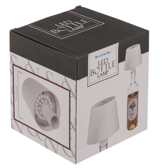 LED bottle lamp, white, 3 modes (on/off/dim.),