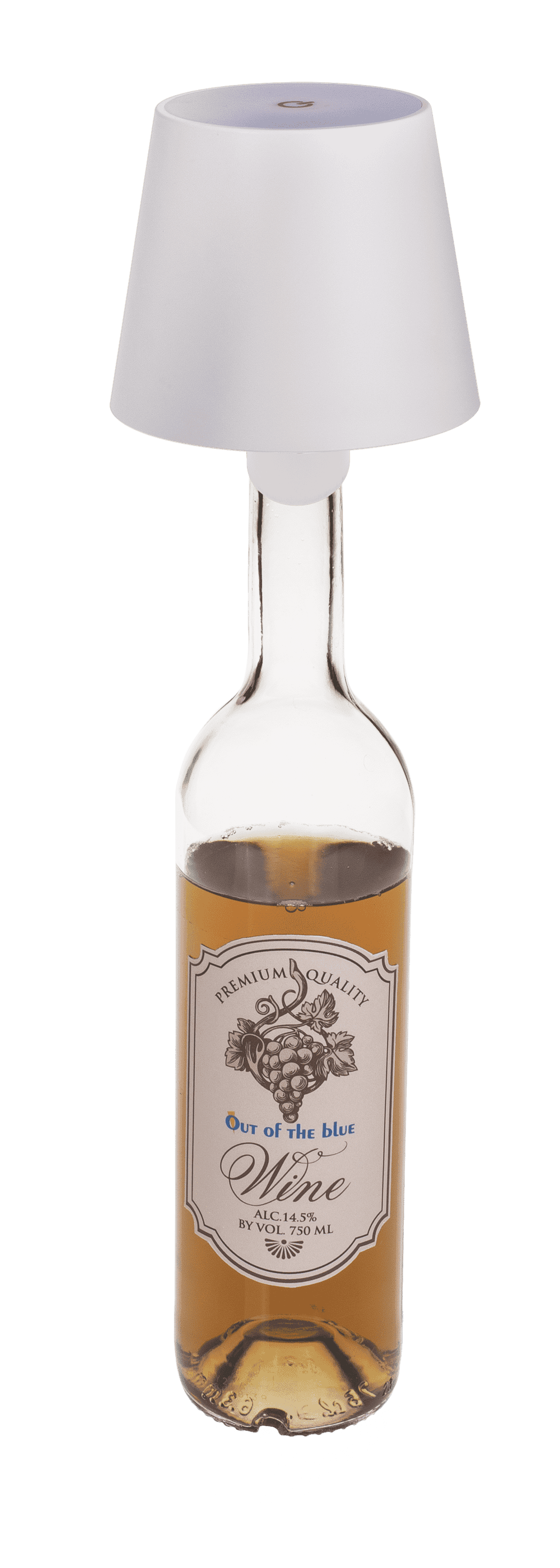 LED bottle lamp, white, 3 modes (on/off/dim.),