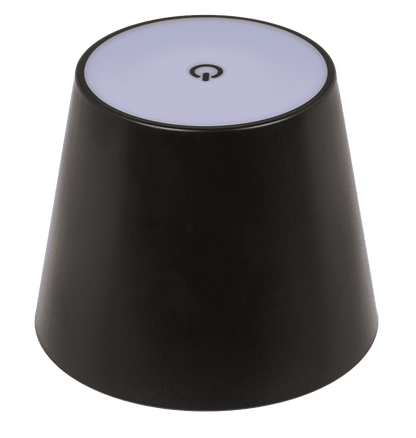 LED bottle lamp, black, 3 modes (on/off/dim.),