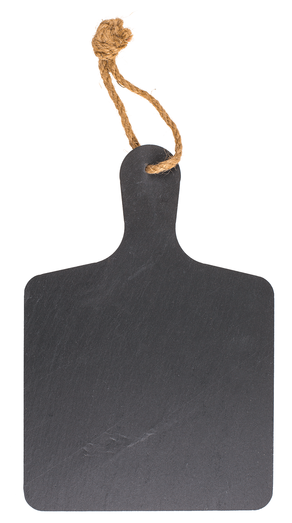 Slate plate with handle & jute rope for hanging,