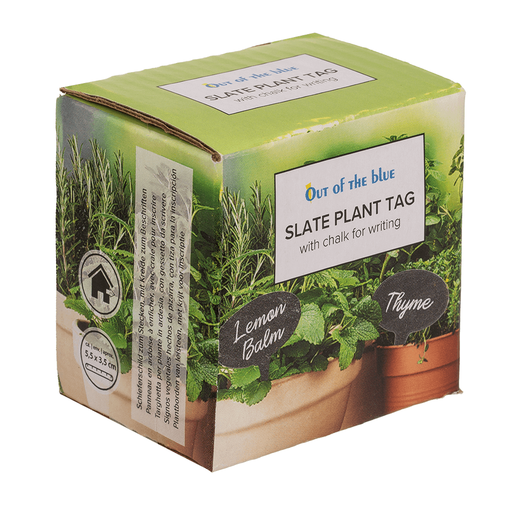 Oval plant tag for sticking,