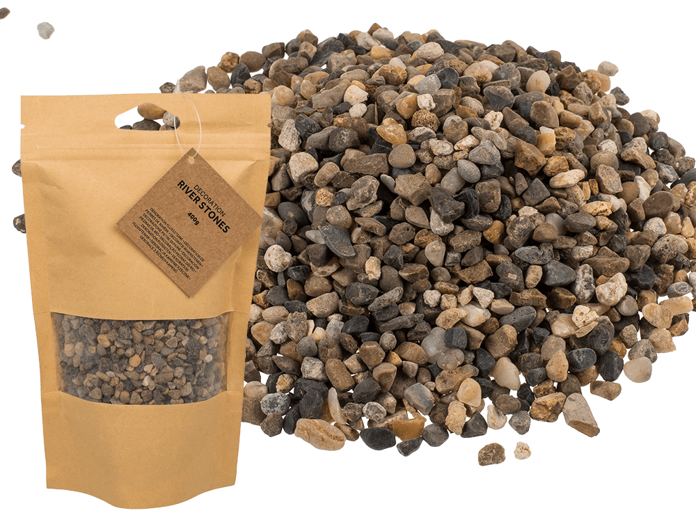 Decoration river stones, ca. 4 - 6 mm,