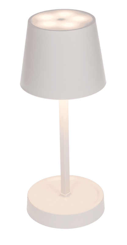 White Table lamp with LED,