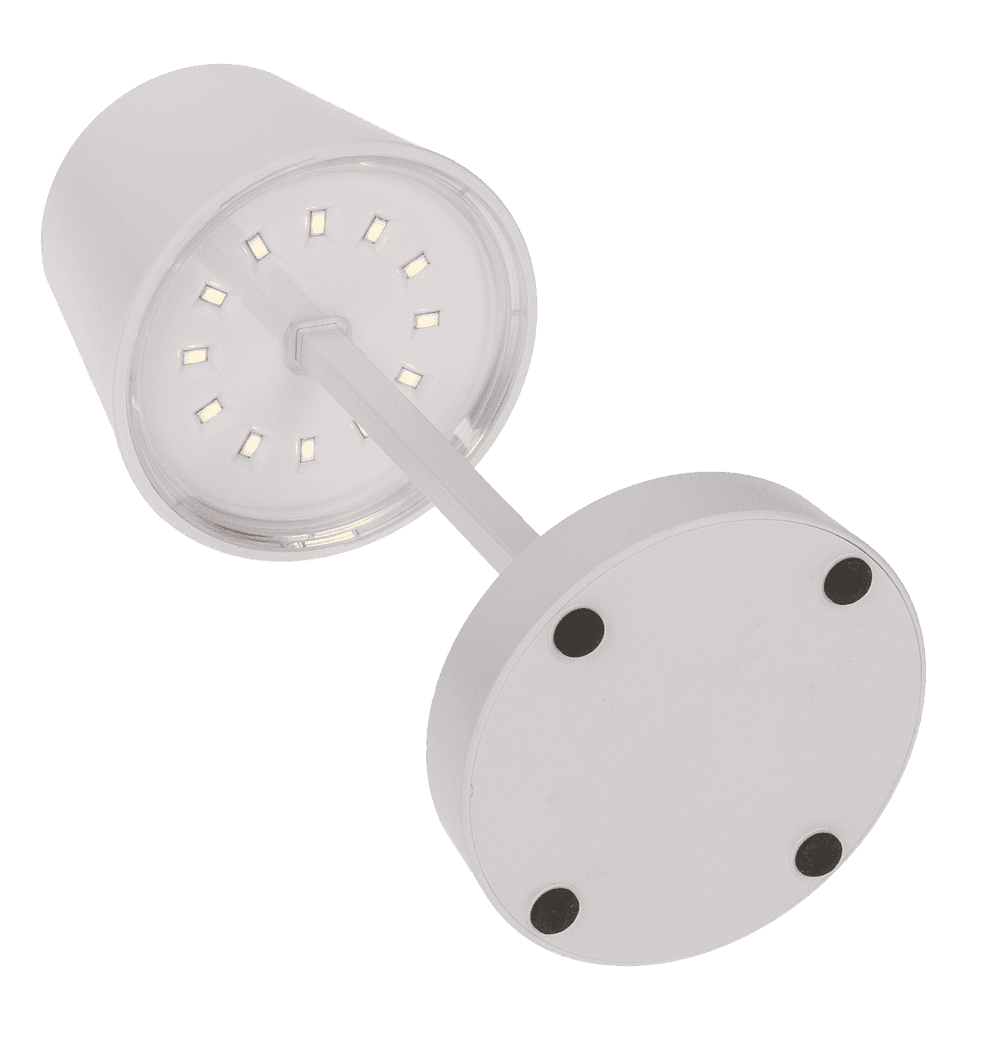 White Table lamp with LED,