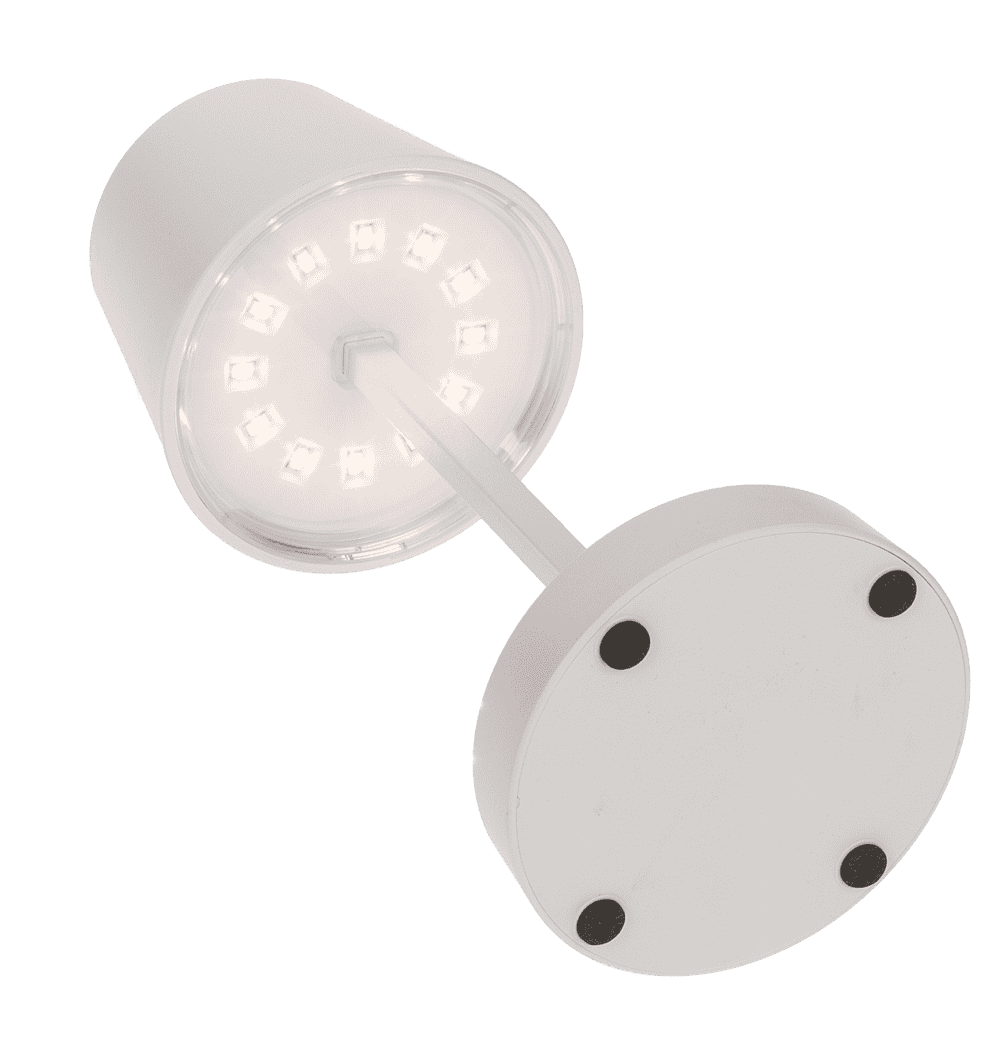 White Table lamp with LED,