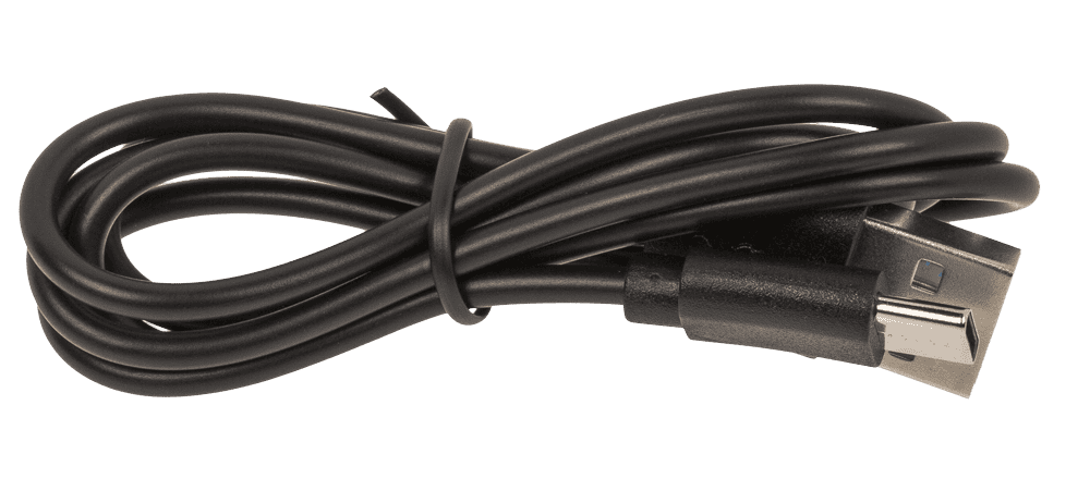 Black colored table lamp with LED,