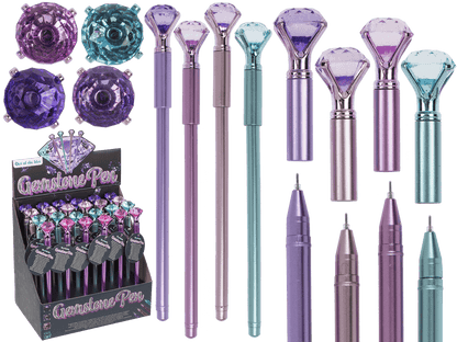 Pen, metallic finish,