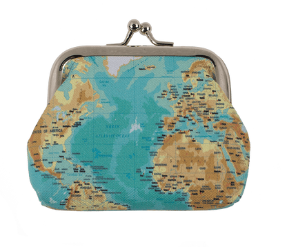 Purse, Worldmap,