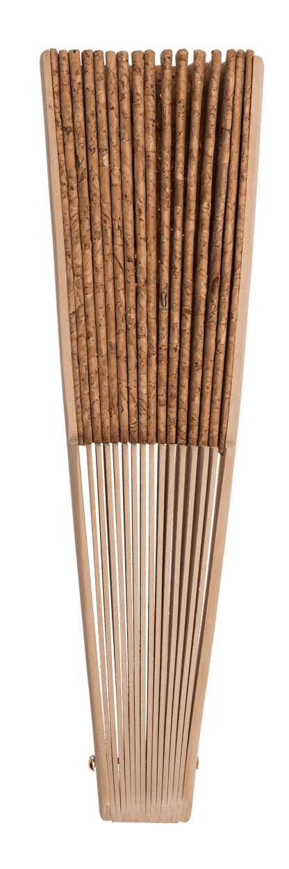 Wooden Fan, cork,