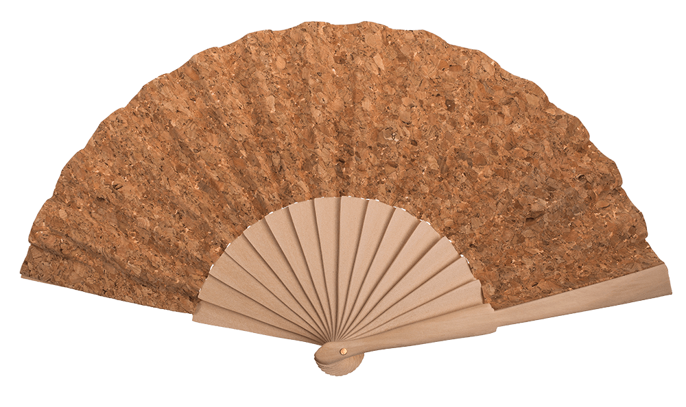 Wooden Fan, cork,
