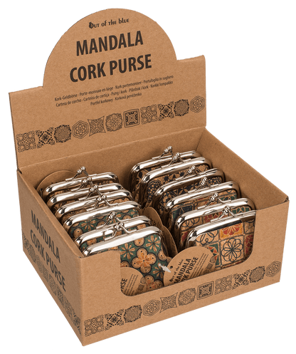 Cork purse, Mandala,