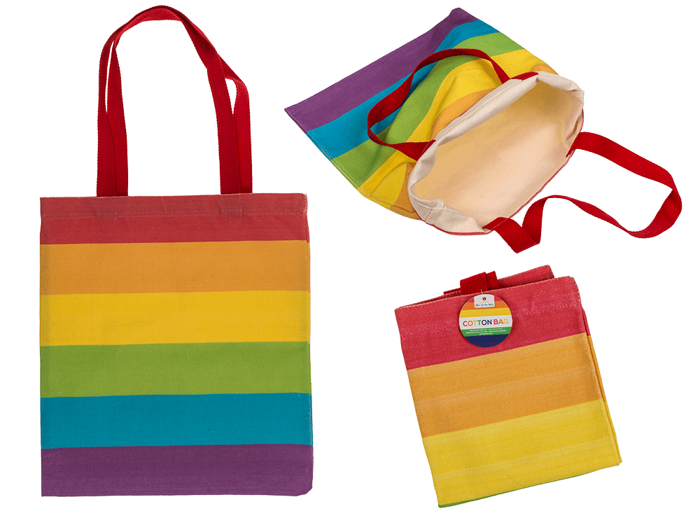 Cotton bag, Pride, ca. 35 x 40 cm,