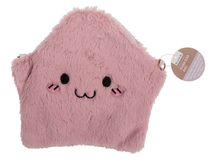 Plush star bag, ca. 24 x 23 cm,