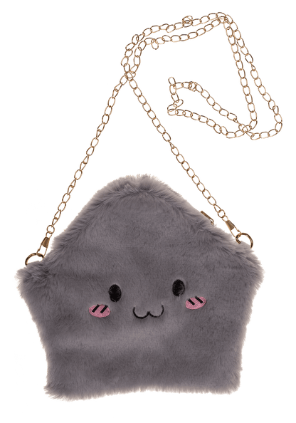 Plush star bag, ca. 24 x 23 cm,