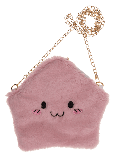 Plush star bag, ca. 24 x 23 cm,