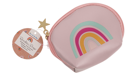 Purse, rainbow, ca. 12 x 8 x 4 cm,