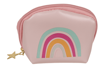 Purse, rainbow, ca. 12 x 8 x 4 cm,