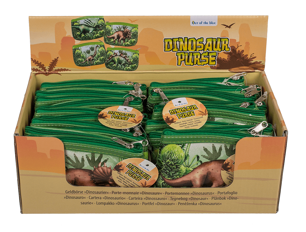 Purse, dinsaour, ca. 13 x 9 cm,