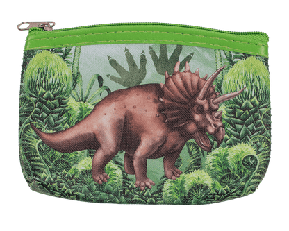 Purse, dinsaour, ca. 13 x 9 cm,