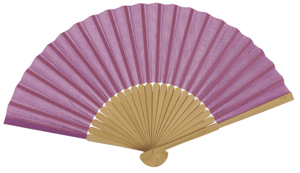 Fan, Summer mix, 21 cm, bamboo,