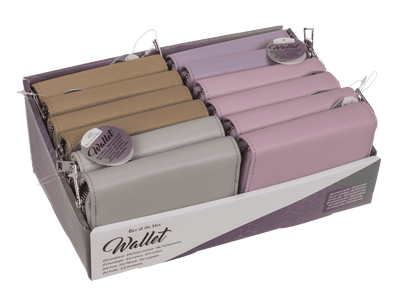 Artificial leather wallet, Pastell,