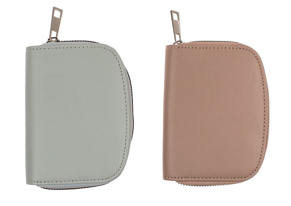 Artificial leather wallet, Pastell,