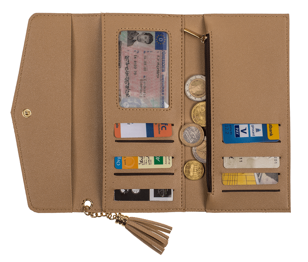 Artificial leather wallet, Elegant,