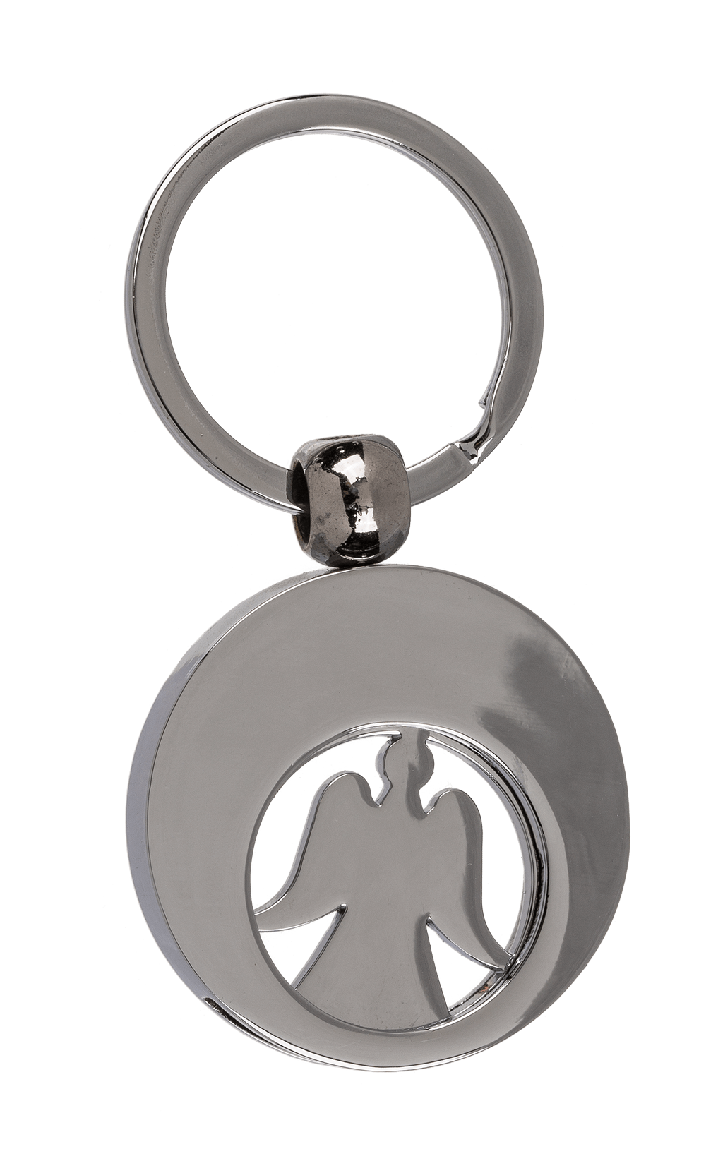 Metal Keychain, Angel, with Trolley Coin,