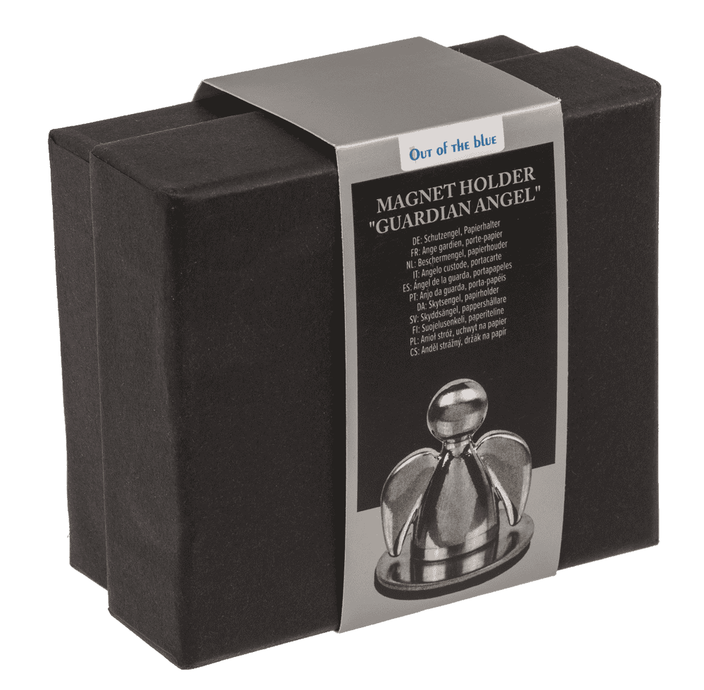 Silver-coloured Magnetic Metal Paper Holder,