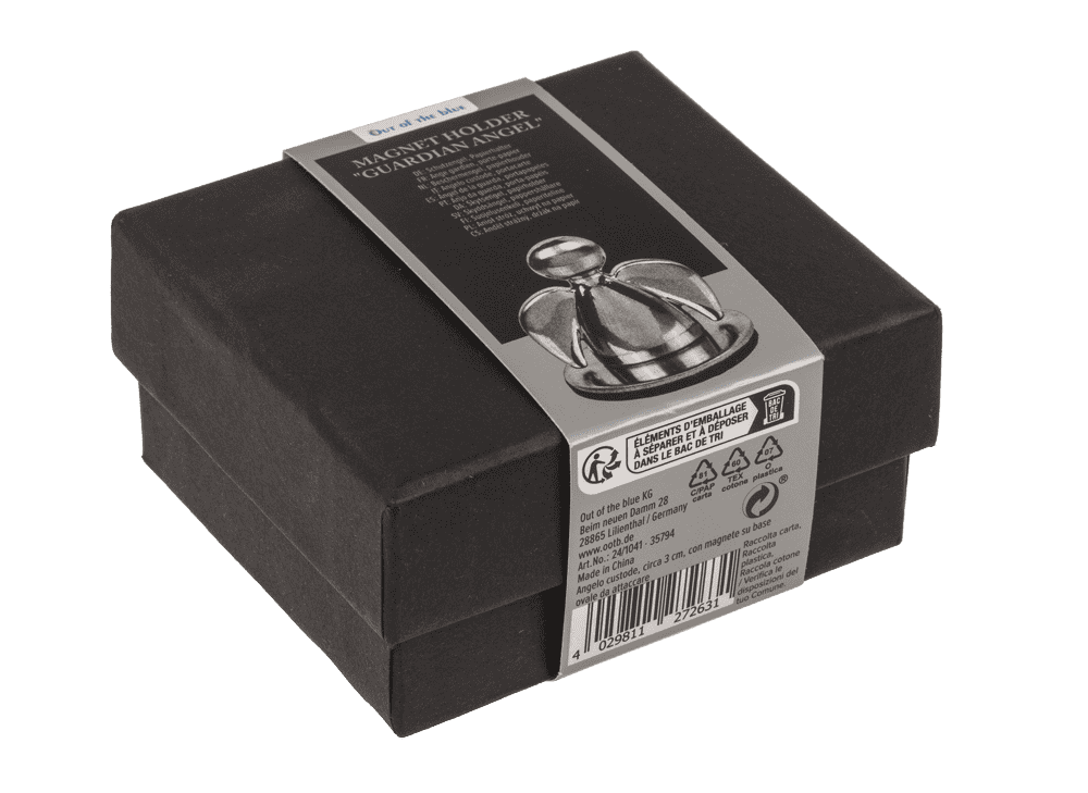 Silver-coloured Magnetic Metal Paper Holder,