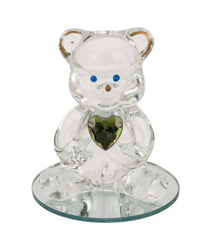 Glass Bear with Heart,