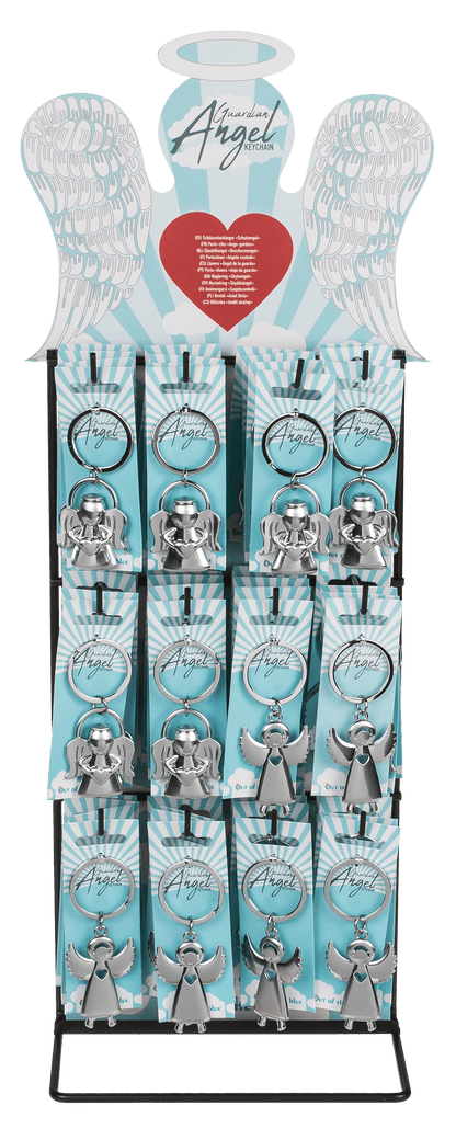 Metal keyring, Guardian Angel,