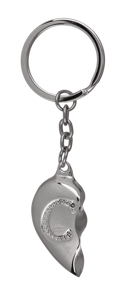 Metal Keychain, Broken Heart,