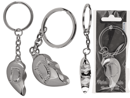 Metal Keychain, Broken Heart,