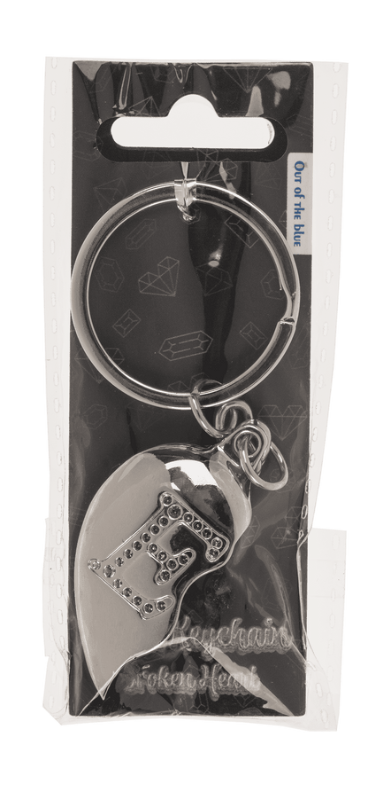 Metal Keychain, Broken Heart,