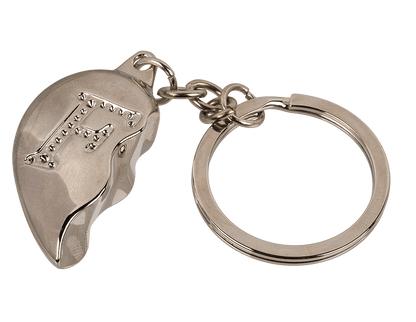 Metal Keychain, Broken Heart,