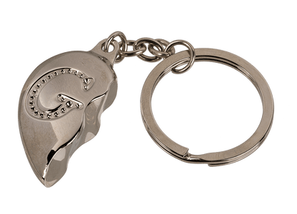 Metal Keychain, Broken Heart,