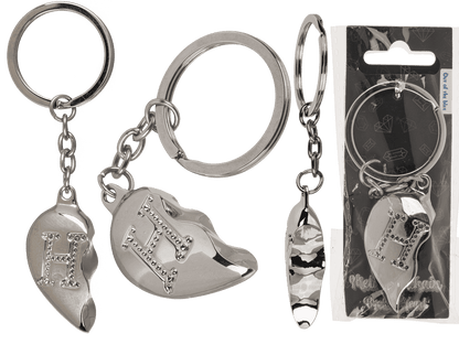 Metal Keychain, Broken Heart,