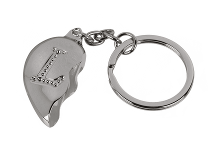 Metal Keychain, Broken Heart,