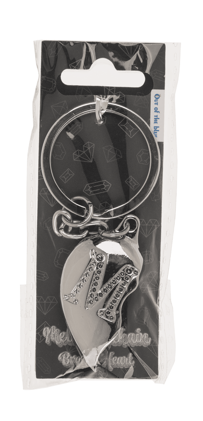 Metal Keychain, Broken Heart,